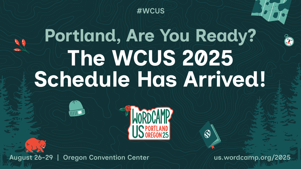 پورتلند ، شما آماده هستید؟ جدول WCUS 2025! اخبار واژه